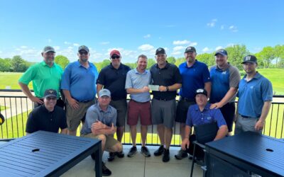 FMC PRESENTS A CHECK TO THE IOWA GCSA CHAPTER